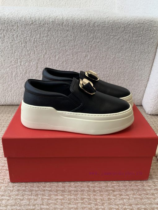 Ferragam * 24ss Ferragamo new version Vara bow soft patent leather loafersIts material is suf0wvddrp - Image 3