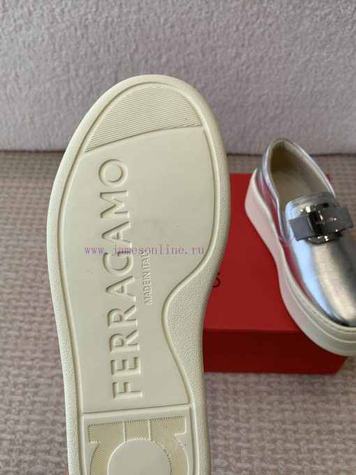Ferragam * 24ss Ferragamo new version Vara bow soft patent leather loafersIts material is sudyn2q45k - Image 10