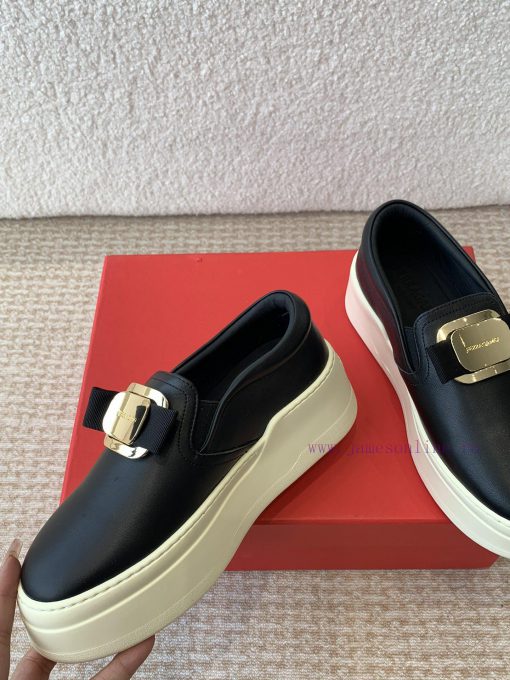 Ferragam * 24ss Ferragamo new version Vara bow soft patent leather loafersIts material is suf0wvddrp - Image 6