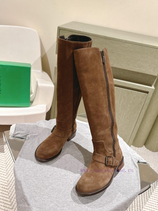 BV17 inch high boots with external zipper design family elementsBOTTEGA VENET*  Please compa22gs3kz7 - Image 4