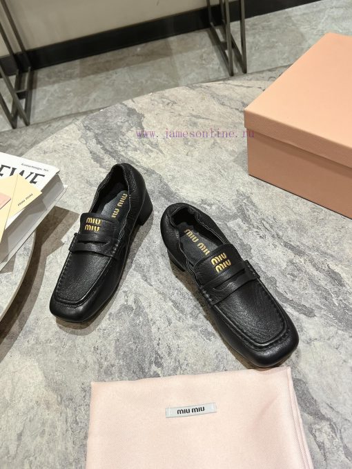 Flat bottomed middle heel 10MIUMIU 25 Spring/Summer Paris Fashion Show New Product Runway Stdbgfa34d - Image 4