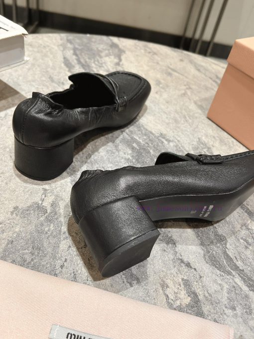 Flat bottomed middle heel 10MIUMIU 25 Spring/Summer Paris Fashion Show New Product Runway Stdbgfa34d - Image 9