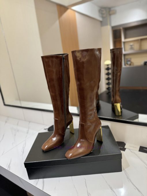 Saint Laurent Saint LaurentAutumn and winter hot boots, side zipper simple and fashionable bvrzgb4tg - Image 3