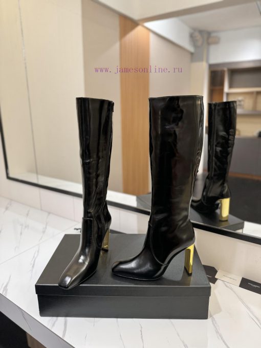 Saint Laurent Saint LaurentAutumn and winter hot boots, side zipper simple and fashionable bw22xv5xz - Image 7