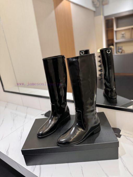 Saint Laurent YSL high-heeled long boots are the latest autumn and winter edition of the yeaxpcmi6mt - Image 3