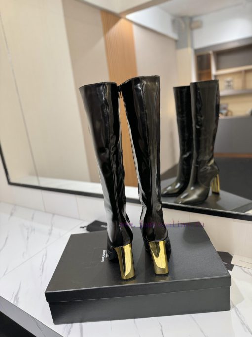 Saint Laurent Saint LaurentAutumn and winter hot boots, side zipper simple and fashionable bw22xv5xz - Image 8