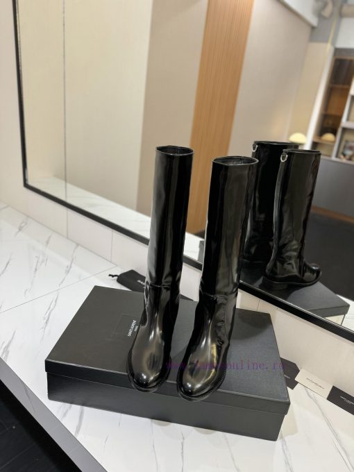 Saint Laurent YSL high-heeled long boots are the latest autumn and winter edition of the yeaxpcmi6mt - Image 4
