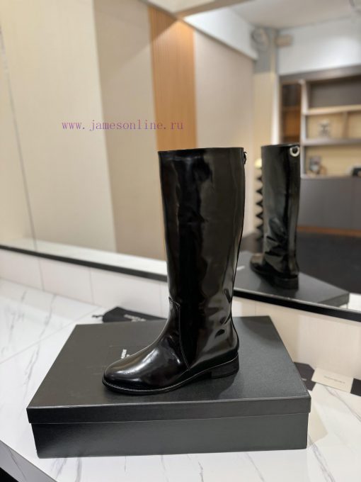 Saint Laurent YSL high-heeled long boots are the latest autumn and winter edition of the yeaxpcmi6mt - Image 5