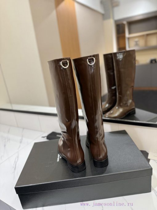 Saint Laurent YSL high-heeled long boots are the latest autumn and winter edition of the yea735j4yq4 - Image 7