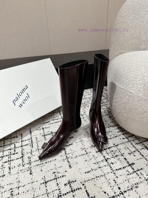 Paloma Wool Autumn/Winter New ProductsA super popular cat with pointed retro minimalist leatdv2gt62r - Image 3