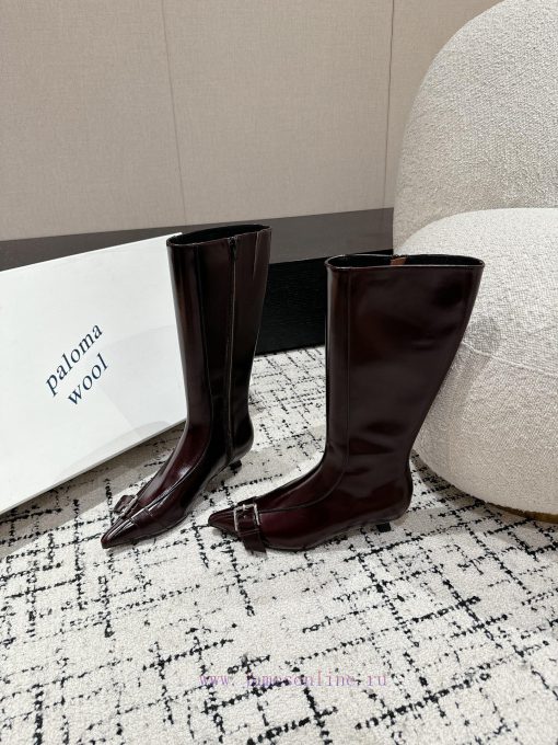 Paloma Wool Autumn/Winter New ProductsA super popular cat with pointed retro minimalist leatdv2gt62r - Image 4