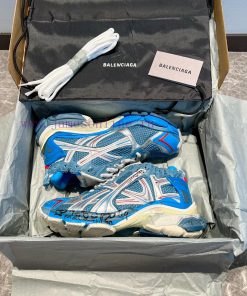 Top Balenciaga Balenciaga Runner Marathon Round Head Strap Low Top Blue ️ Made with high-quac1x6dqjb