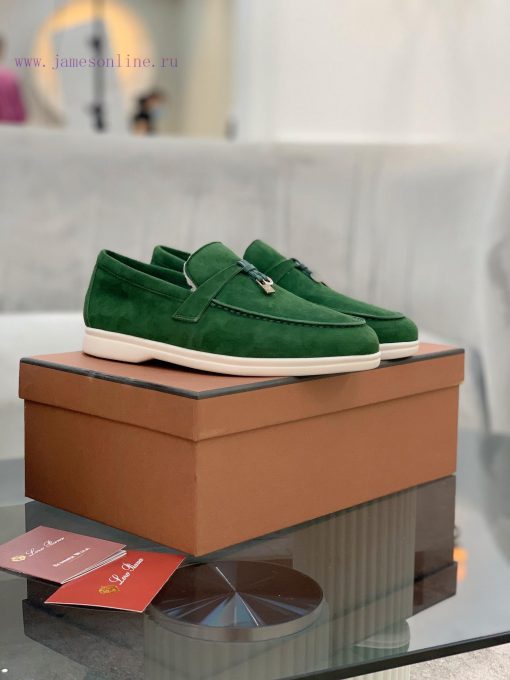 Loro Piana lambhair loafers, Italy's top cashmere retro elegant low-key luxury fashion, pracscu8mh4b - Image 7