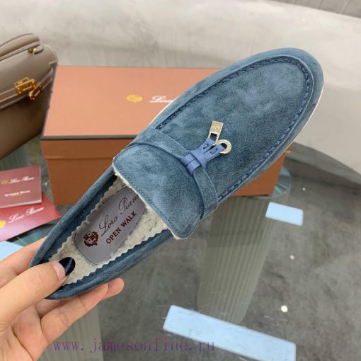 Loro Piana lambhair loafers, Italy's top cashmere retro elegant low-key luxury fashion, prac9ldmexy6 - Image 10