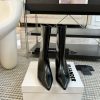 Jil Sander 24ss autumn and winter pointed low heel straight leg bootsMinimalist, soft, comfori2n4pmc
