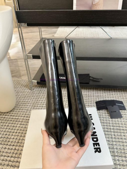 Jil Sander 24ss autumn and winter pointed low heel straight leg bootsMinimalist, soft, comfori2n4pmc - Image 7