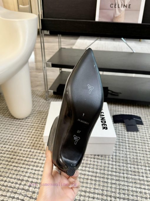 Jil Sander 24ss autumn and winter pointed low heel straight leg bootsMinimalist, soft, comfori2n4pmc - Image 10