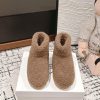 Top qualityPrada fw24 new arrival～P Home 2024 Autumn/Winter New Triangle Logo Hairy BootsHowa0mk7hob