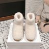 Top qualityPrada fw24 new arrival～P Home 2024 Autumn/Winter New Triangle Logo Hairy BootsHowfpgkk27e