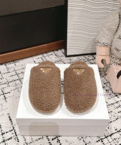 Top qualityPrada fw24 new arrival～P Home 2024 Autumn/Winter New Hairy SlippersHow could a pa8pxi8xg6