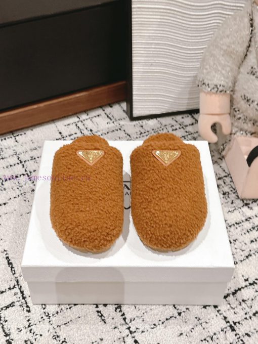 Top qualityPrada fw24 new arrival～P Home 2024 Autumn/Winter New Hairy SlippersHow could a pau2zxdrwq