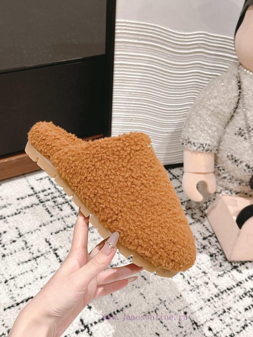 Top qualityPrada fw24 new arrival～P Home 2024 Autumn/Winter New Hairy SlippersHow could a pau2zxdrwq - Image 6