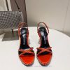 Alexander Wang Spring/Summer King High Quality High Heel Sandals Original logo with white lex5lysf4l