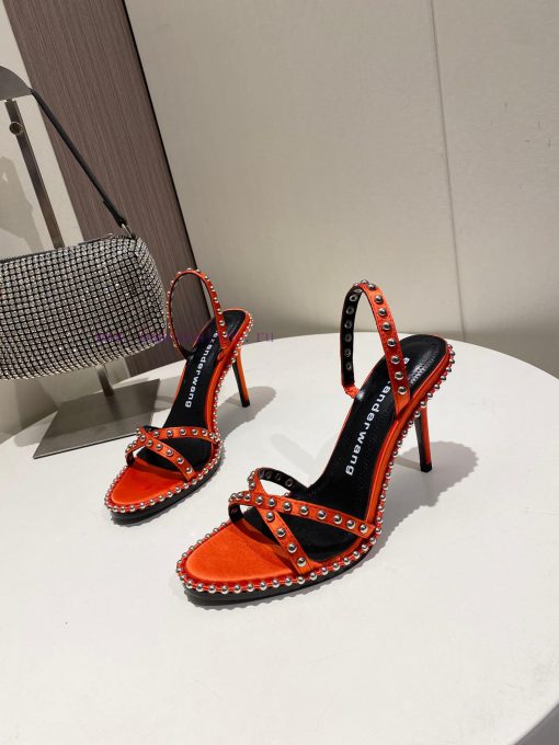 Alexander Wang Spring/Summer King High Quality High Heel Sandals Original logo with white lex5lysf4l - Image 5