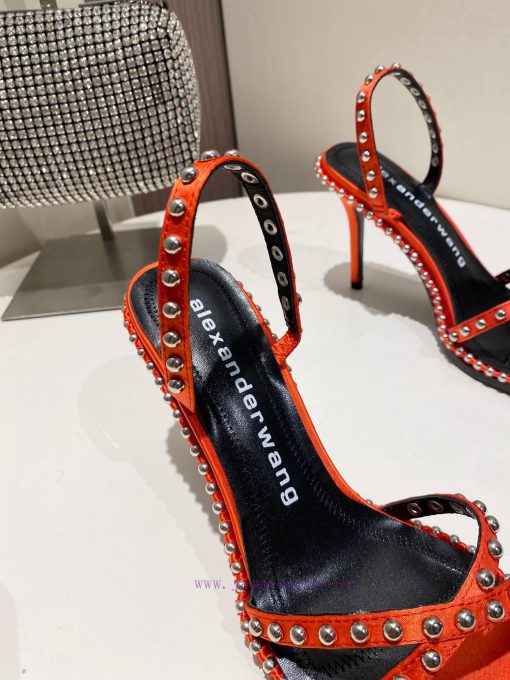 Alexander Wang Spring/Summer King High Quality High Heel Sandals Original logo with white lex5lysf4l - Image 6