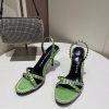 Alexander Wang Spring/Summer King High Quality High Heel Sandals Original logo with white lenwgf3ut2