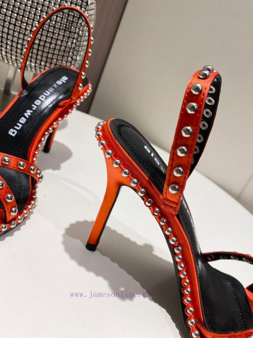 Alexander Wang Spring/Summer King High Quality High Heel Sandals Original logo with white lex5lysf4l - Image 10