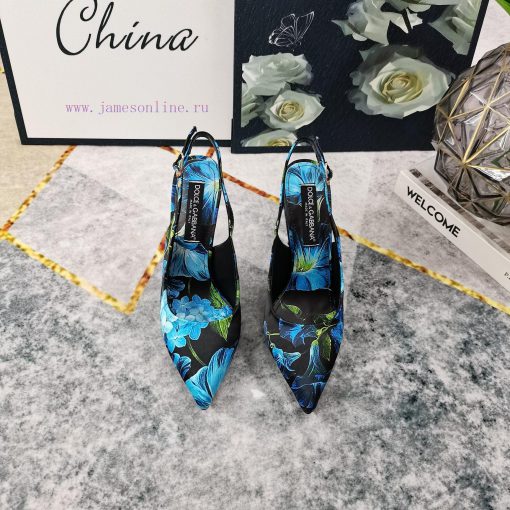 New Release - Top DGNew silk cloth high-heeled sandals synchronized on the official websitePlrr6sogb - Image 3