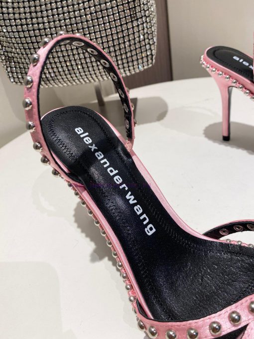 Alexander Wang Spring/Summer King High Quality High Heel Sandals Original logo with white le9xi36zyn - Image 8