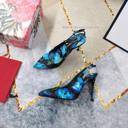 New Release - Top DGNew silk cloth high-heeled sandals synchronized on the official websitePlrr6sogb - Image 7