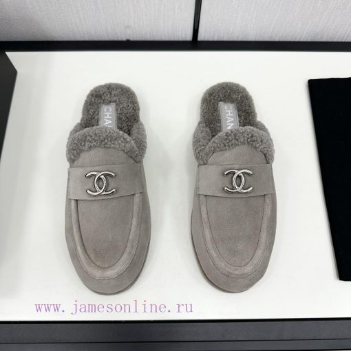 Chanel 24K autumn and winter new furry loafersTeddy fur shoes are very comfortableMaillard b7moa6v0e - Image 3