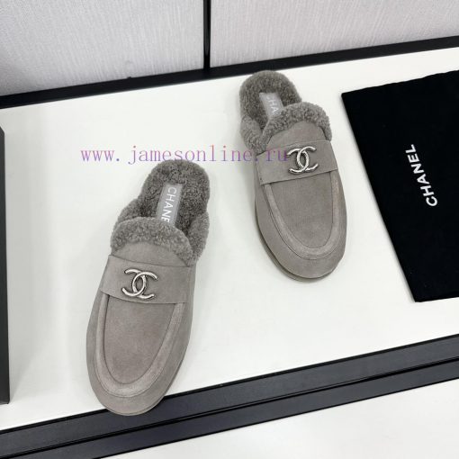 Chanel 24K autumn and winter new furry loafersTeddy fur shoes are very comfortableMaillard b7moa6v0e - Image 4