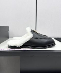 Chanel 24K autumn and winter new furry loafersTeddy fur shoes are very comfortableMaillard b85hbyqy3