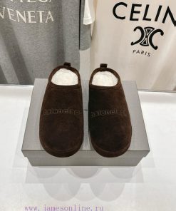 BALENCIAGA * Balenciaga 24ss Autumn/Winter New Wool Slippers Snow BootsOne of the must-have en6ampj3