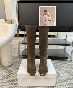CELINE's latest retro fashion boots, runway styles, fashion bloggers promote the same early gzg4o2pj
