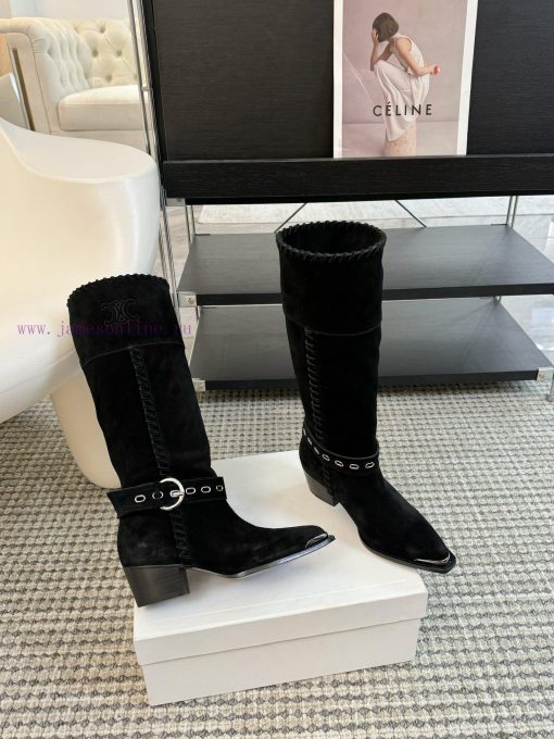 CELINE's latest retro fashion boots, runway styles, fashion bloggers promote the same early au3fkuyr - Image 5