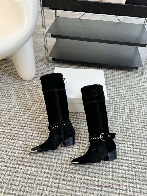 CELINE's latest retro fashion boots, runway styles, fashion bloggers promote the same early au3fkuyr - Image 6