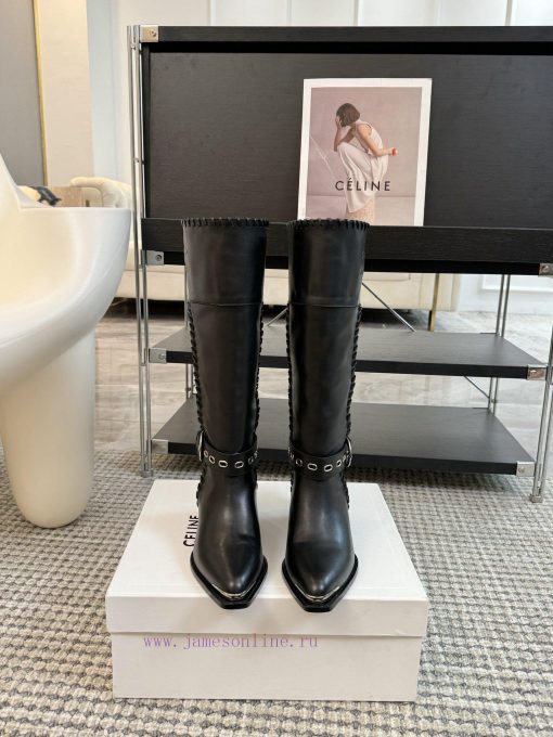 CELINE's latest retro fashion boots, runway styles, fashion bloggers promote the same early msqeh5p9