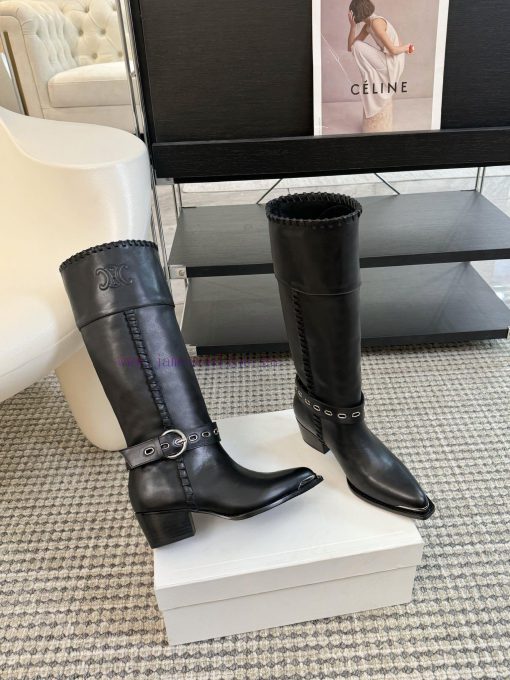 CELINE's latest retro fashion boots, runway styles, fashion bloggers promote the same early msqeh5p9 - Image 5