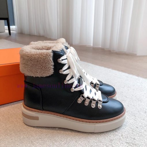 Hermes 24ss autumn and winter new boots from Dongguan, featuring classic boot shapes and Bri145cvrhf - Image 4