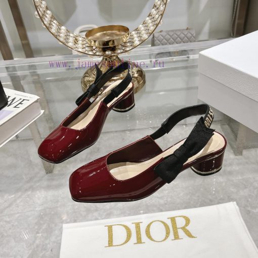 Dior 2025 early spring new Rhodes series irregular heel empty women's sandals star with the xjz3cpan - Image 3