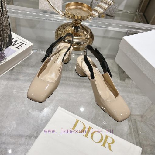 Dior 2025 early spring new Rhodes series irregular heel empty women's sandals star with the wcjvhglf - Image 3