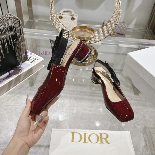 Dior 2025 early spring new Rhodes series irregular heel empty women's sandals star with the xjz3cpan - Image 6