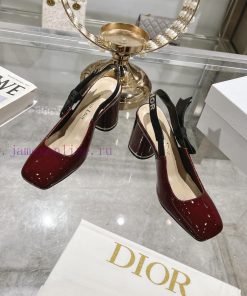 Dior 2025 early spring new Rhodes series irregular heel empty women's sandals star with the ou06g3p2