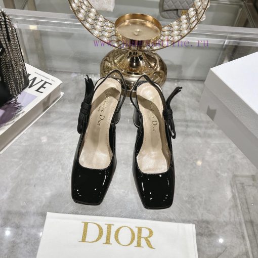 Dior 2025 early spring new Rhodes series irregular heel empty women's sandals star with the hf8g9z1e - Image 3
