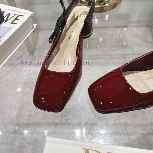 Dior 2025 early spring new Rhodes series irregular heel empty women's sandals star with the xjz3cpan - Image 9